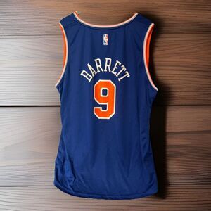 RJ Barrett Jersey   New York Knicks #9 Blue NBA  Fanatics Men's 2 XL